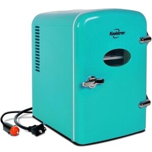 New! Koolatron Retro Mini Thermoelectric Cooler 4L 6 Cans